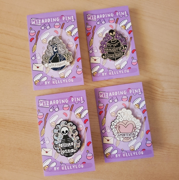 Harry Potter - Fantasy / Fan-Made - Enamel Pin set - Picture 1 of 7